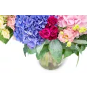 Bouquet of Hydrangeas and Spray Roses